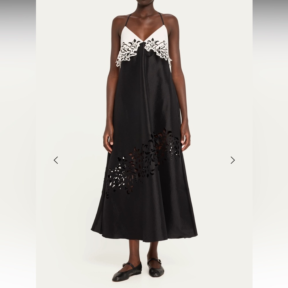 Kika Vargas Kasha black and white dress